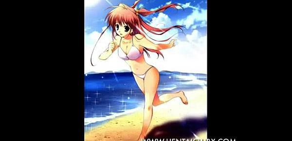  ecchi SEXY anime mahou kawaii girls swimsuits nude